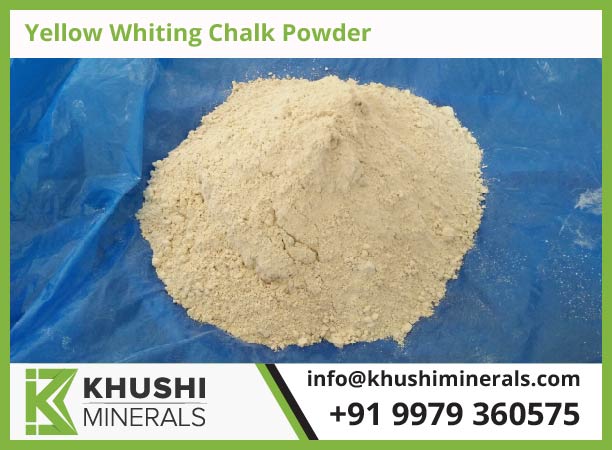 Yellow Whiting Chalk Powder | Khushi Minerals